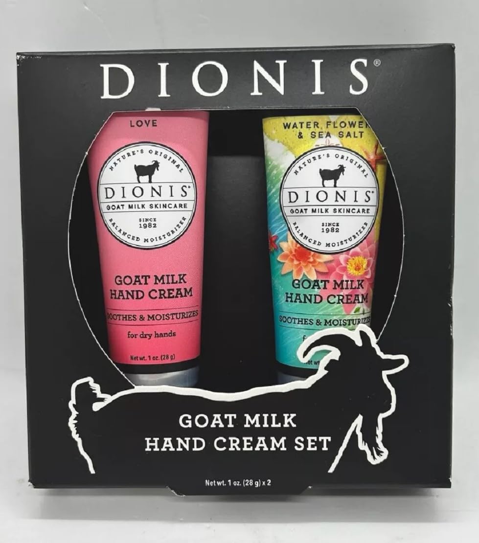 Amazon.com : Dionis Goat Milk Hand Cream 2pc Set Love & Water